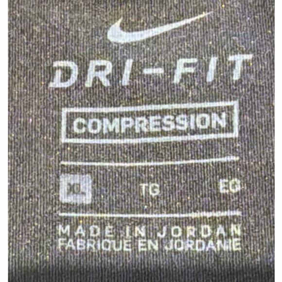 Nike Pro Pants Tights Boys Black XL Compression Base Layer Track Workout Gym Run - Picture 4 of 6